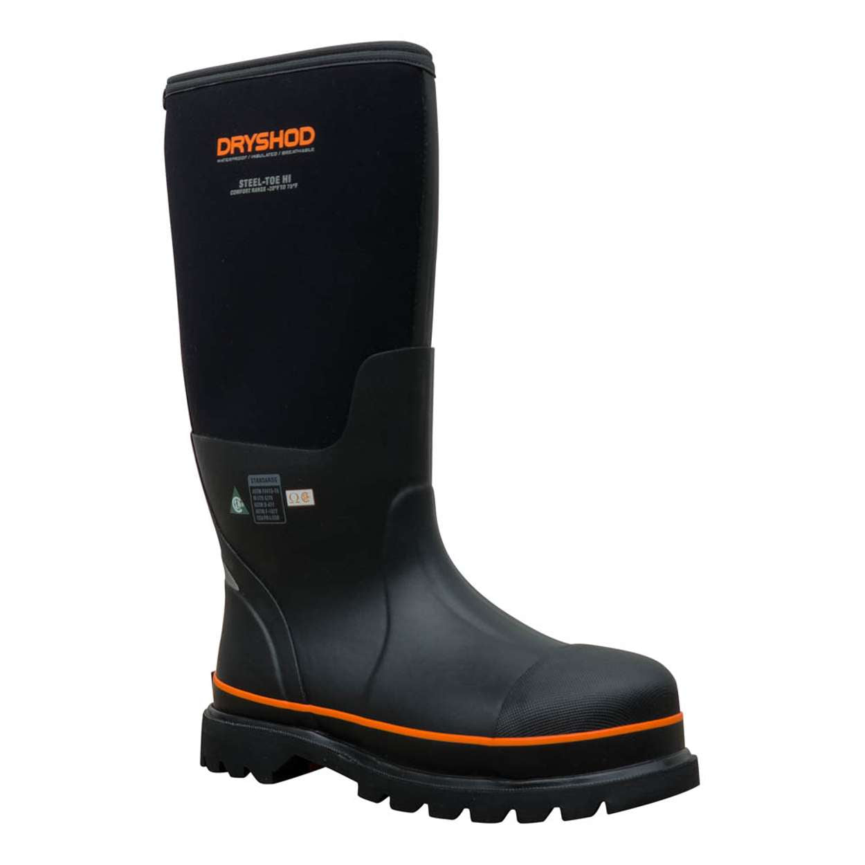 Orange steel toe clearance boots